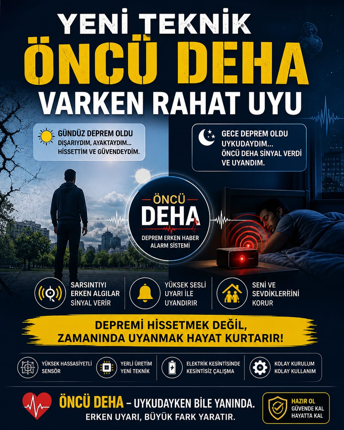 Türk Mucit, Depremden Korunma Noktasında Erken Uyarı Sistemi Geliştirdi  