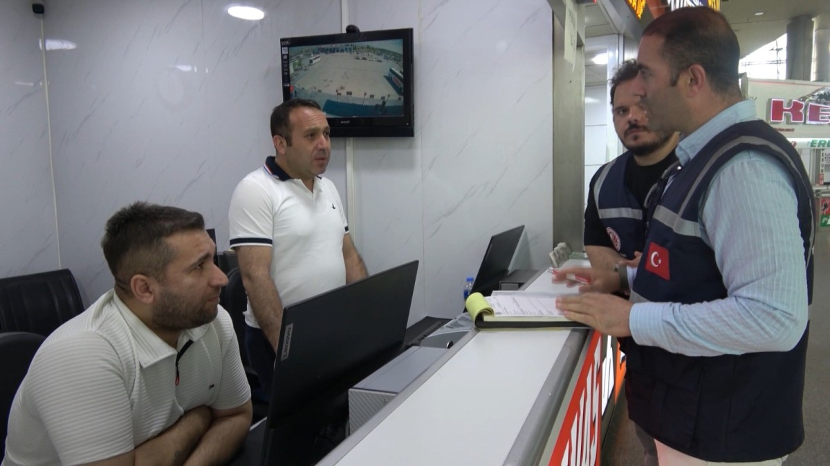Şehirlerarası Otobüs Terminali’nde Bayram Öncesi Bilet Fiyatı Denetimi