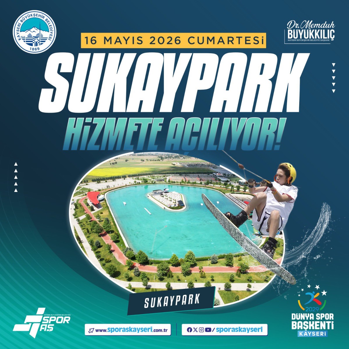 Büyükşehir’den Yaz Sezonuna Başlangıç: Sukaypark Kapılarını Açtı