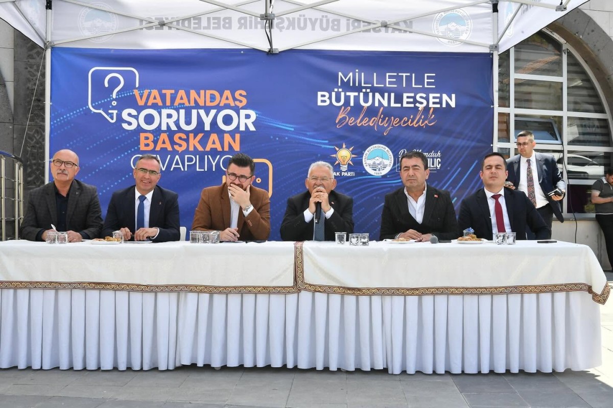 Başkan Büyükkılıç, Bünyan’da Vatandaşlarla Buluştu