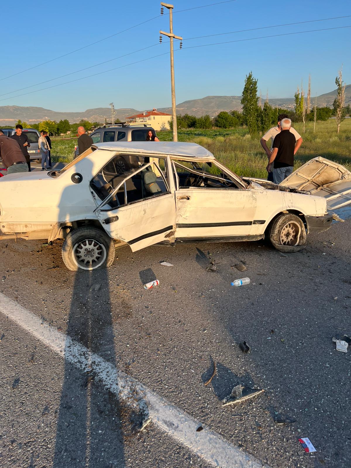 Kayseri’de İki Otomobil Çarpıştı: 2 Yaralı