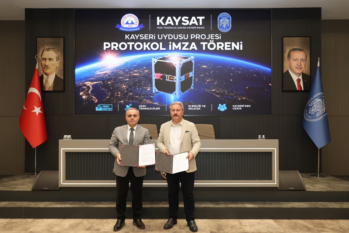 Yerli Uydu Kay-Sat İçin Melikgazi Belediyesi’nde İş Birliği Protokolü İmzalandı