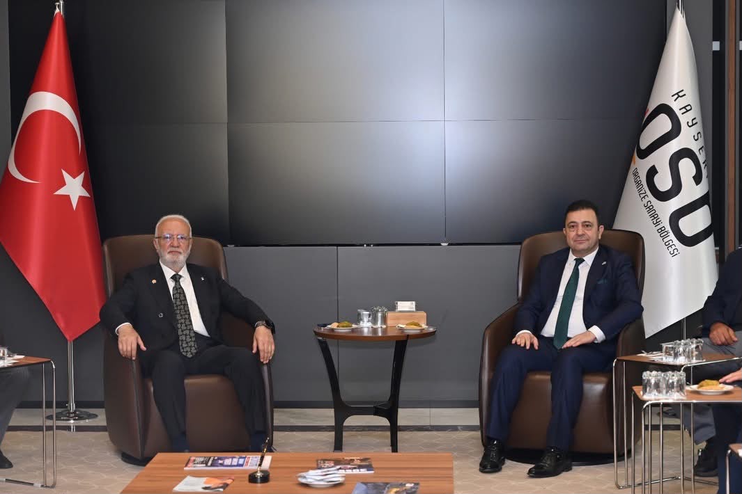 Mustafa Elitaş’tan Kayseri OSB Yönetimine Hayırlı Olsun Ziyareti