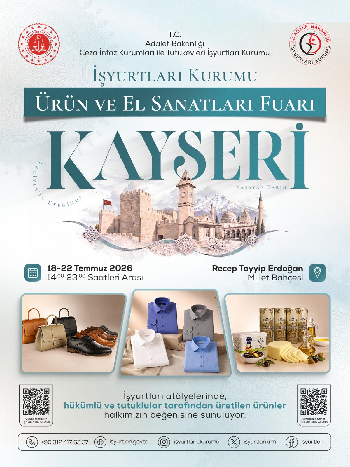 Millet Bahçesi’nde El Sanatları Fuarı Düzenlenecek