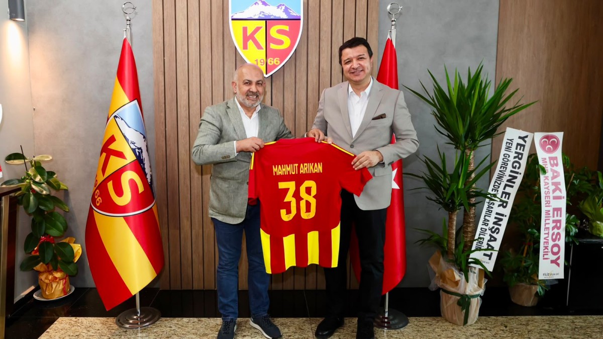 Mahmut Arıkan'dan Kayserispor Yönetimine Hayırlı Olsun Ziyareti