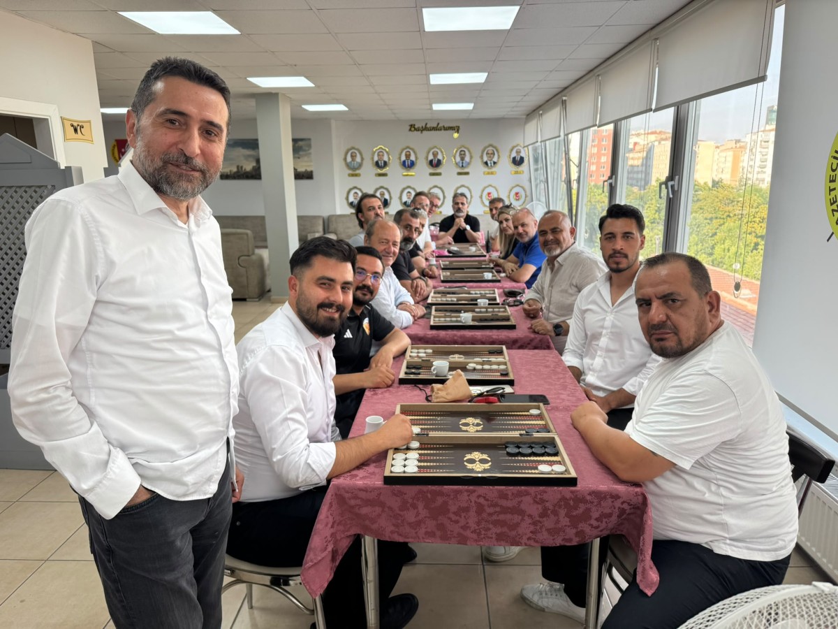 Kayseri Gazeteciler Cemiyeti’nde Tavla Turnuvası Etkinliği