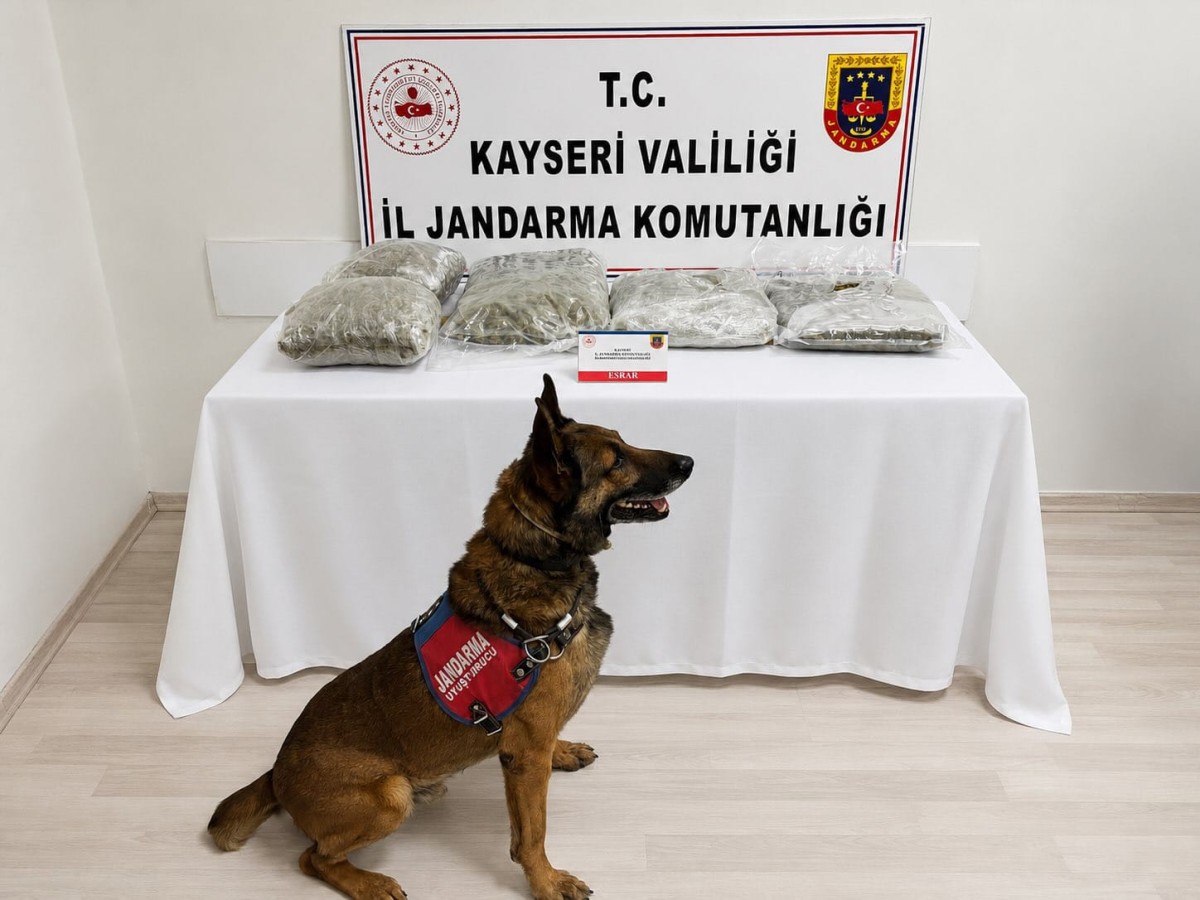 Kayseri’de 1 Kişiye Uyuşturucu Gözaltısı