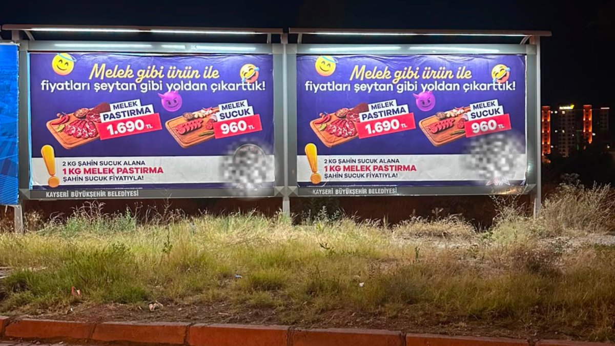 Kayseri'de Sucuk Reklamı Faciası: 