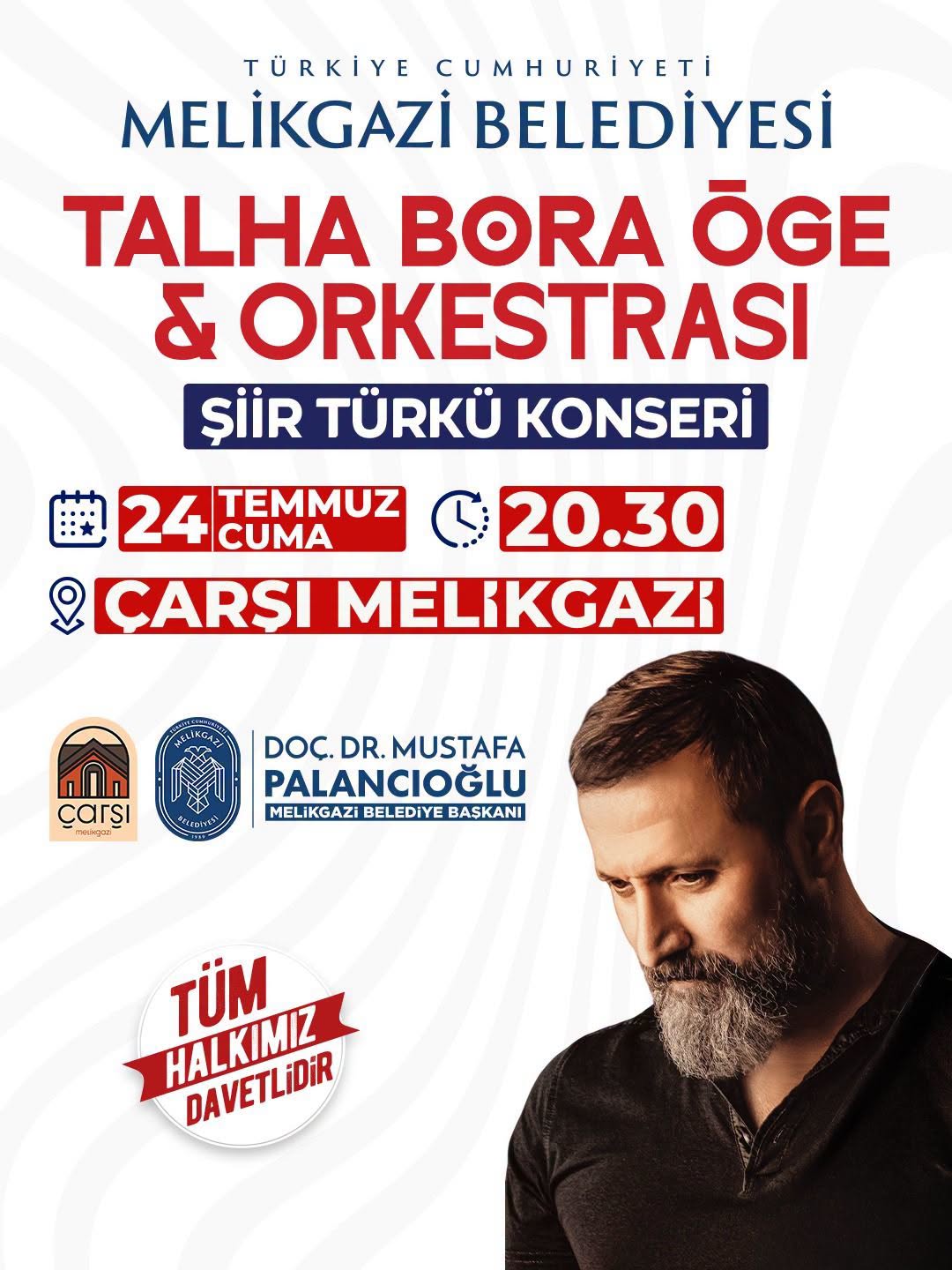 Çarşı Melikgazi’den Şiir ve Türkü Sesleri Yükselecek!