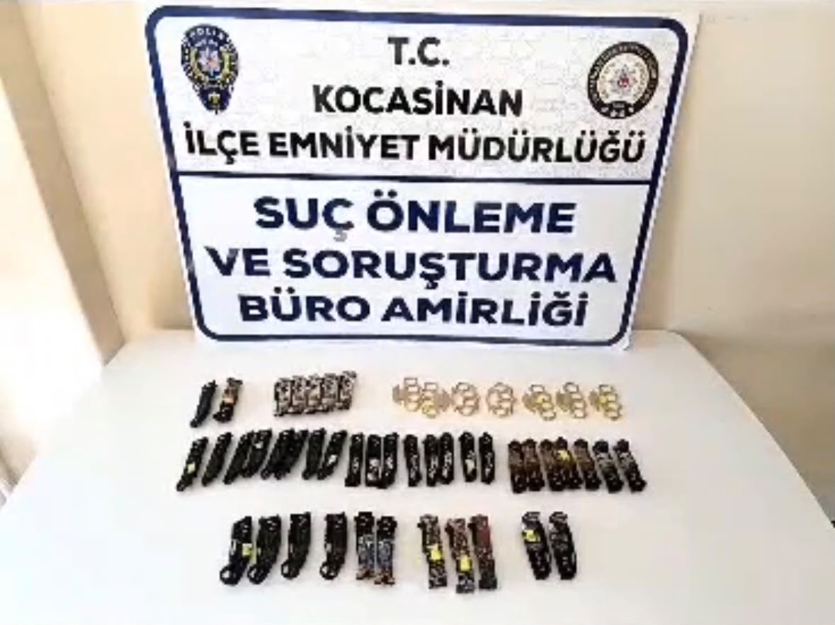 15 İş Yerine Denetim: 106 Yasaklı Kesici Alet Ele Geçirildi