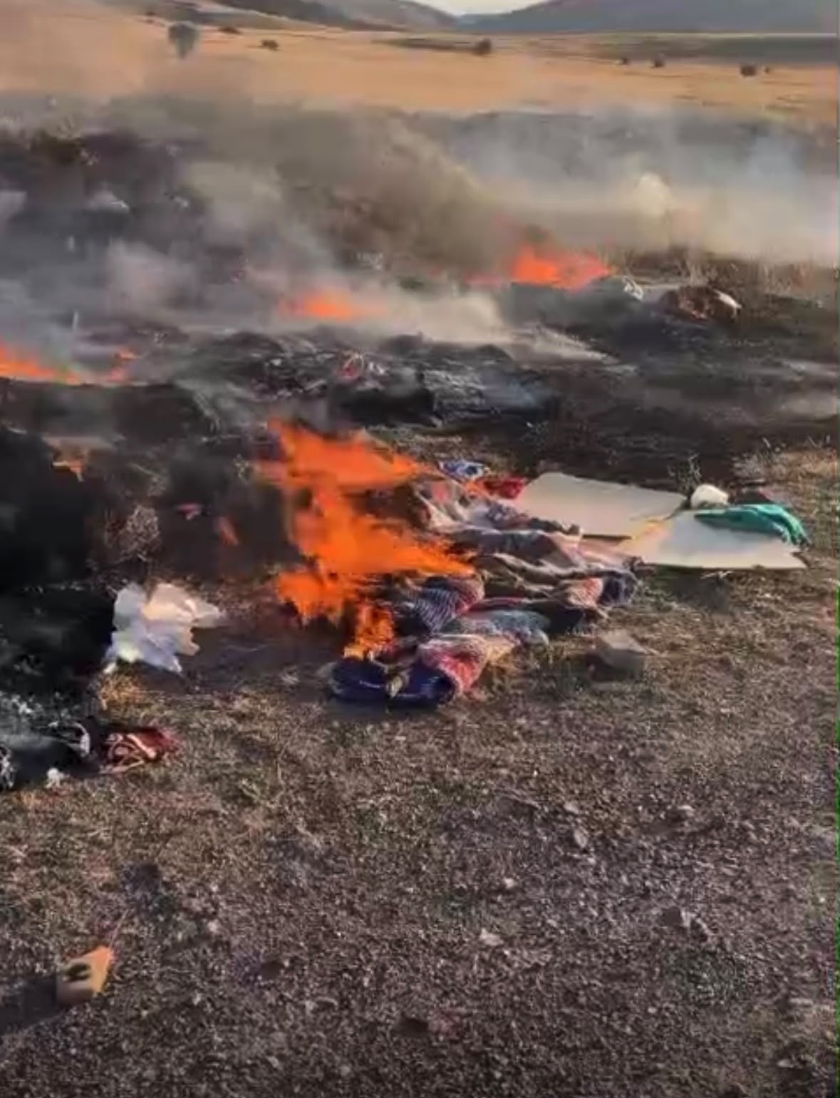 Bünyan’da Çöplük Yangınını İtfaiye Söndürdü