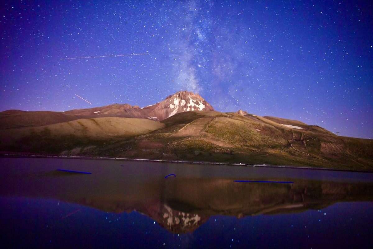 Erciyes’te 2 Bin 650 Metrede Perseid Meteor Yağmuru