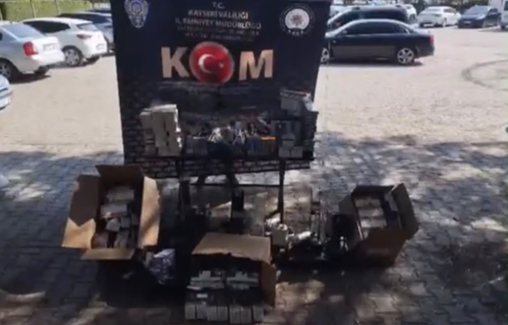 Kayseri’de Kaçak Sigara Operasyonu Düzenlendi