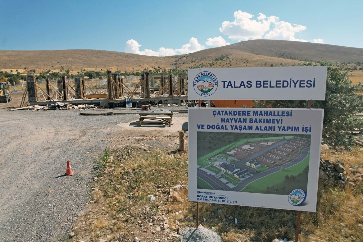 Talas’a Bir Doğal Yaşam Alanı Daha: Çatakdere Hayvan Bakımevi Yükseliyor