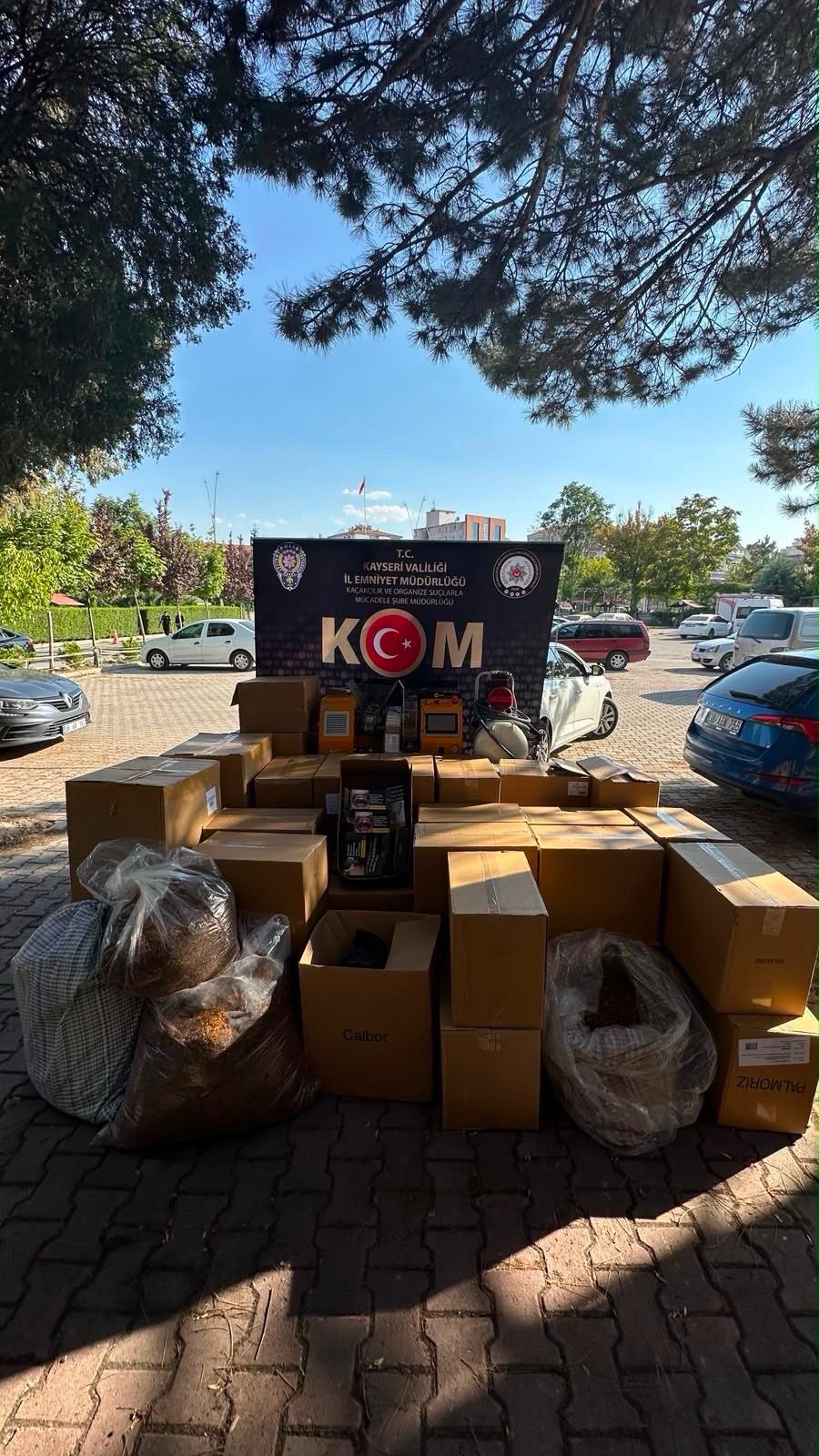 Kayseri’de Sigara Dolum Operasyonu: 270 Bin Makaron Ele Geçirildi