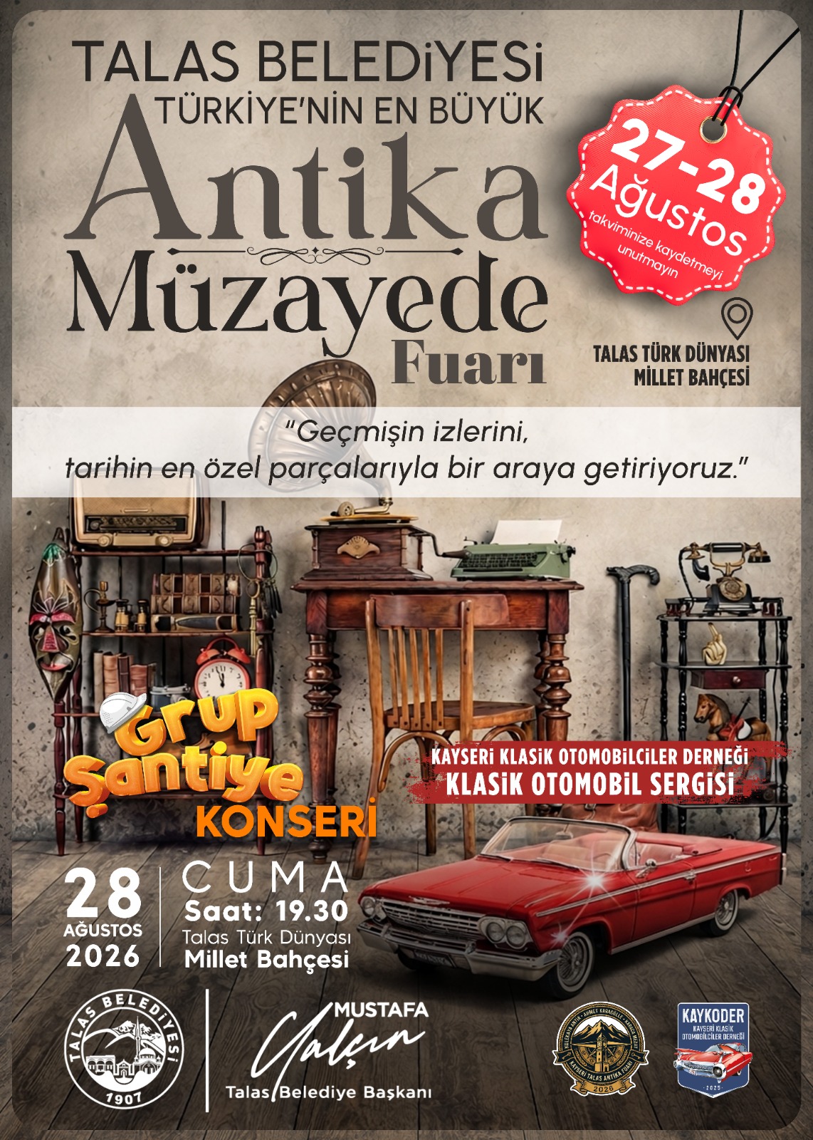 Talas’ta Antika Tutkunlarına Özel Buluşma