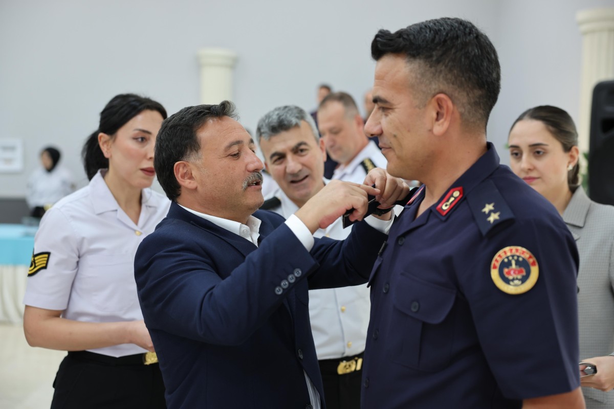 Vali Çiçek, Rütbe Terfi Töreni’ne Katıldı