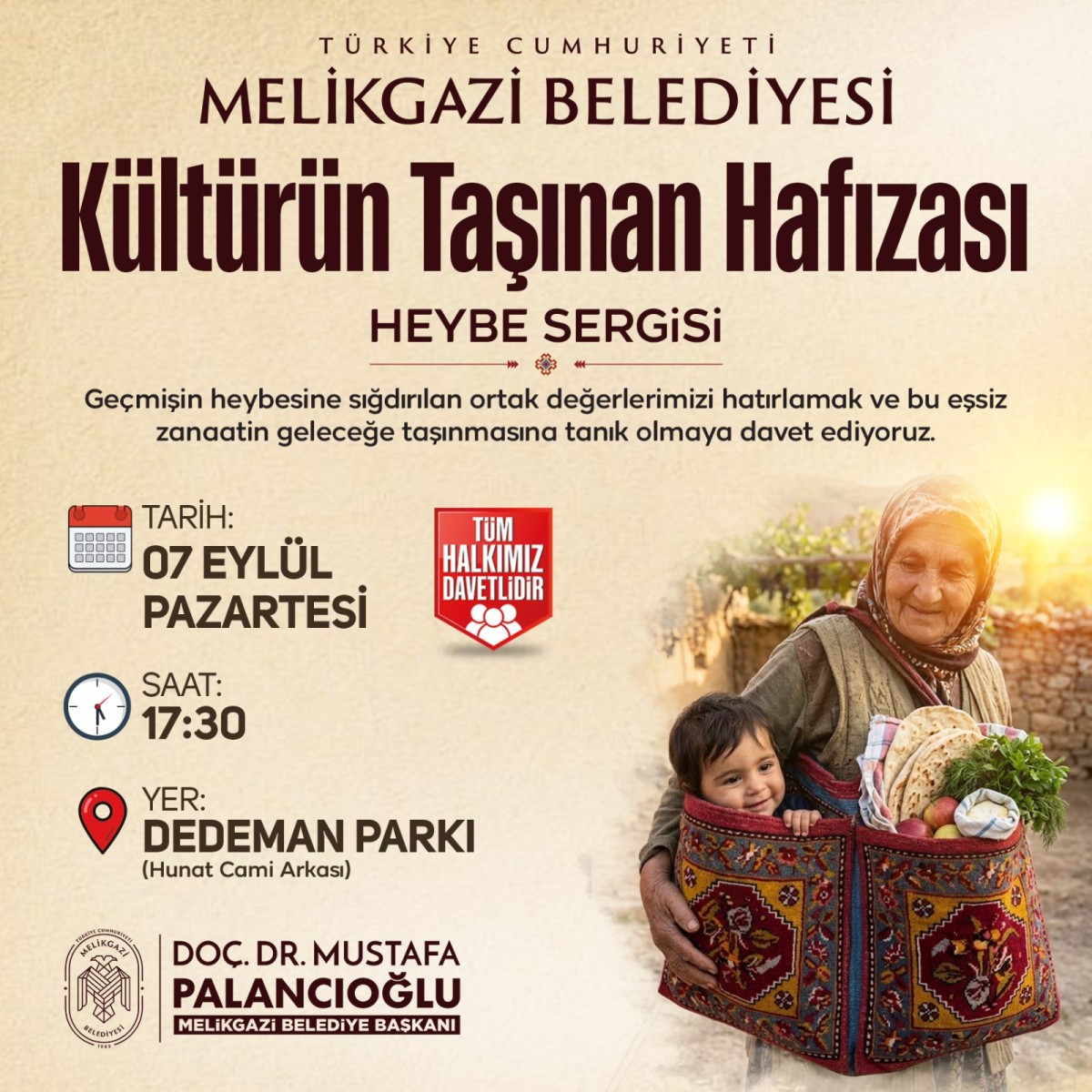  Heybe Sergisi Sanat Melikgazi’de Kapılarını Açıyor