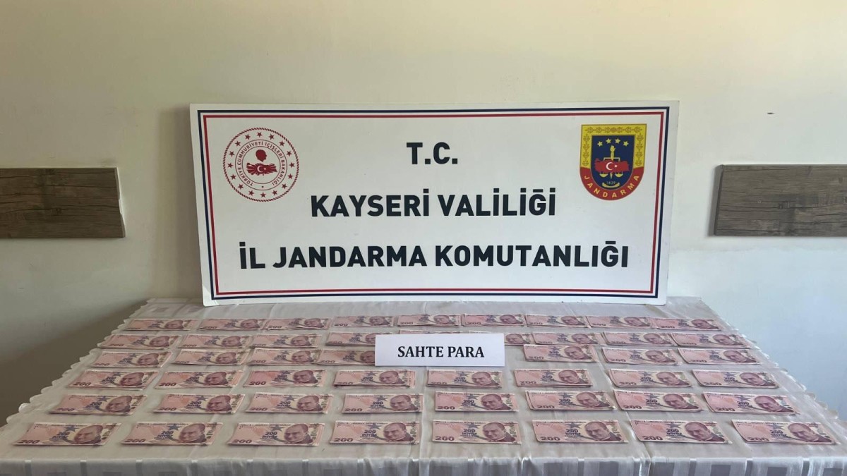 Kayseri’de Jandarmadan Sahte Para Operasyonu