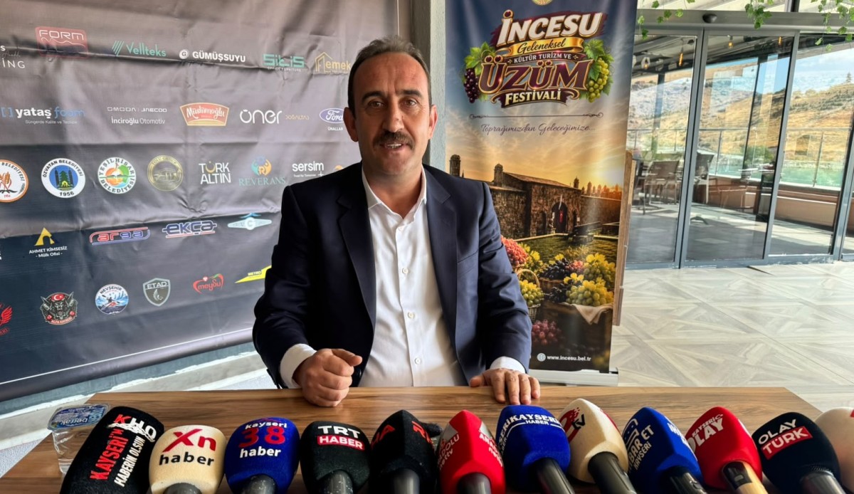 İncesu’da Üzüm ve Dragon Festivali İçin Geri Sayım Başladı