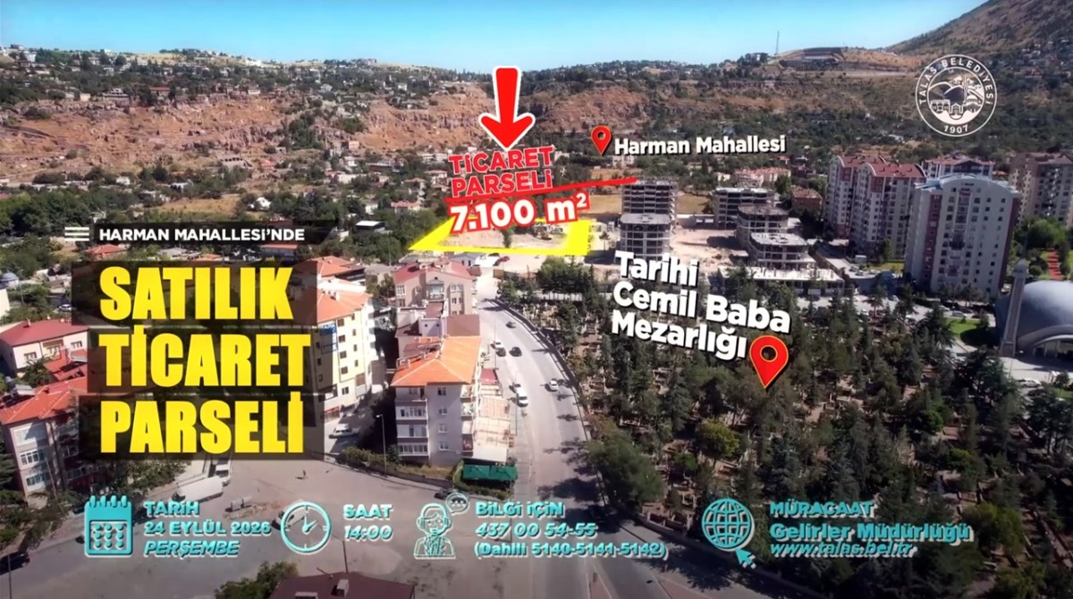 Talas’ta Dev Yatırım Fırsatı!