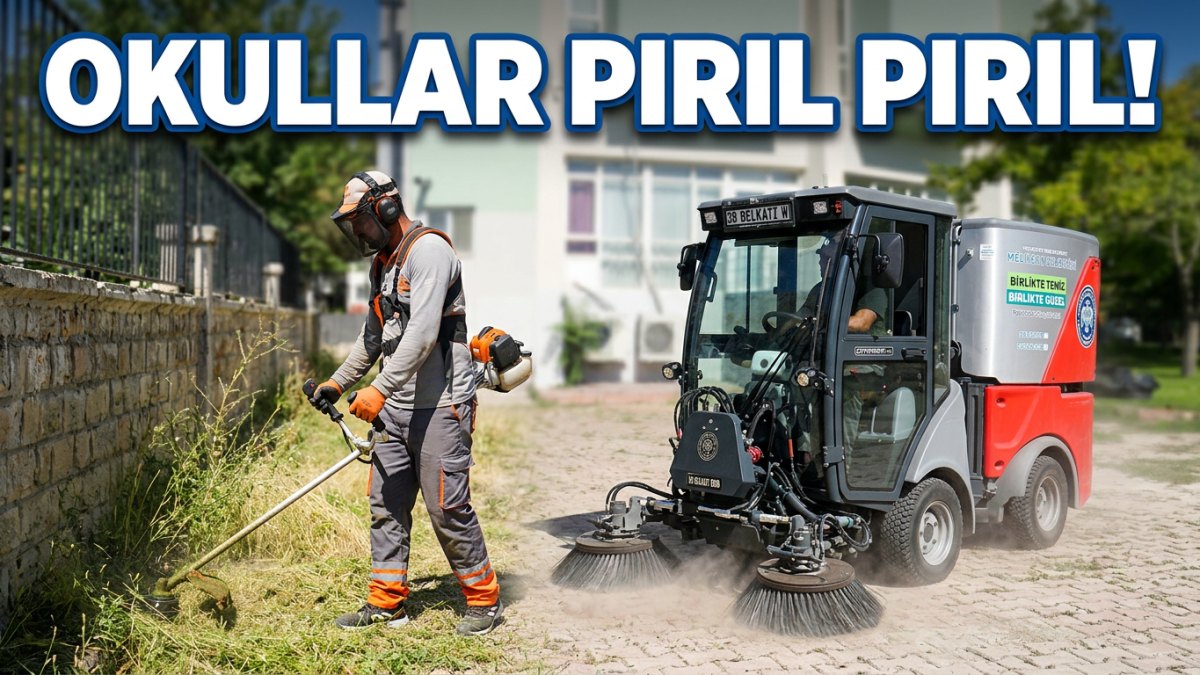 Melikgazi'de Okullar Yeni Eğitim Yılına Hijyenle Başlıyor
