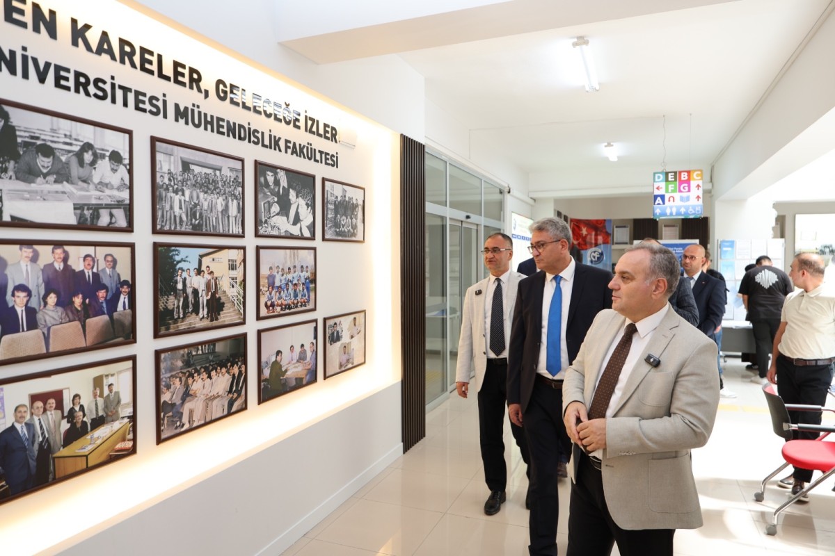 Rektör Prof. Dr. Altun, Yenilenen Mühendislik Fakültesi’ni İnceledi