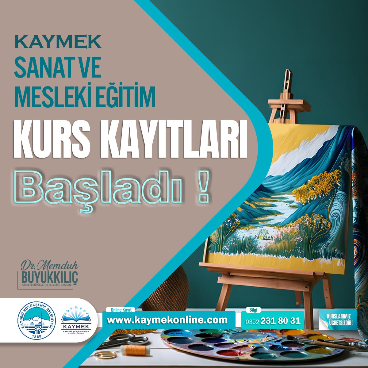 KAYMEK’te Güz Dönemi Kurs Kayıtları Başladı
