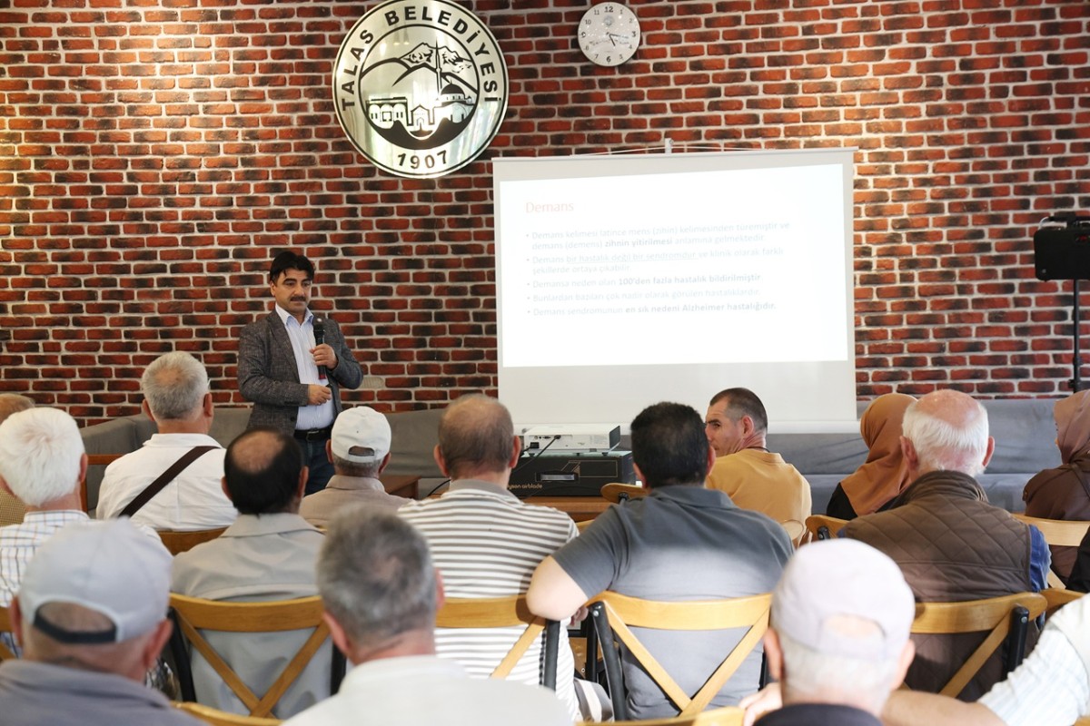 Talas’ta Alzheimer Bilgilendirme Programı Düzenlendi