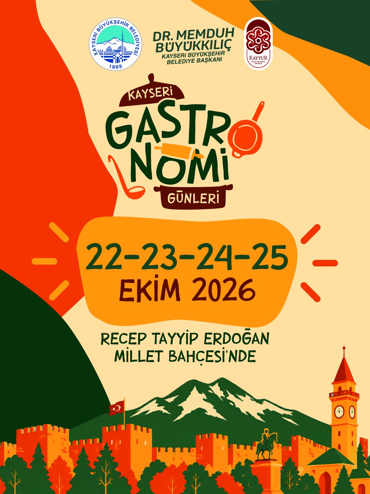 Kayseri Gastronomi Günleri 22 Ekim’de Başlıyor