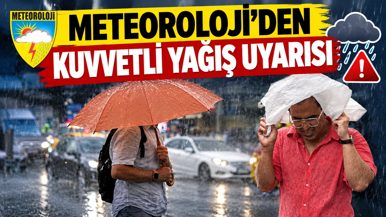 Kayseri'de Yağışlı Hafta Başlıyor: Sıcaklıklar Düşecek