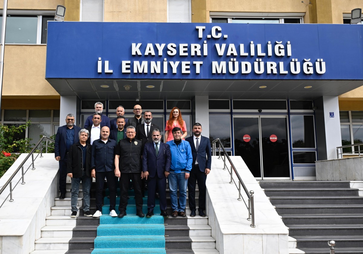 Kayseri Basınından Emniyet Müdürü Sinan Ergen’e Ziyaret