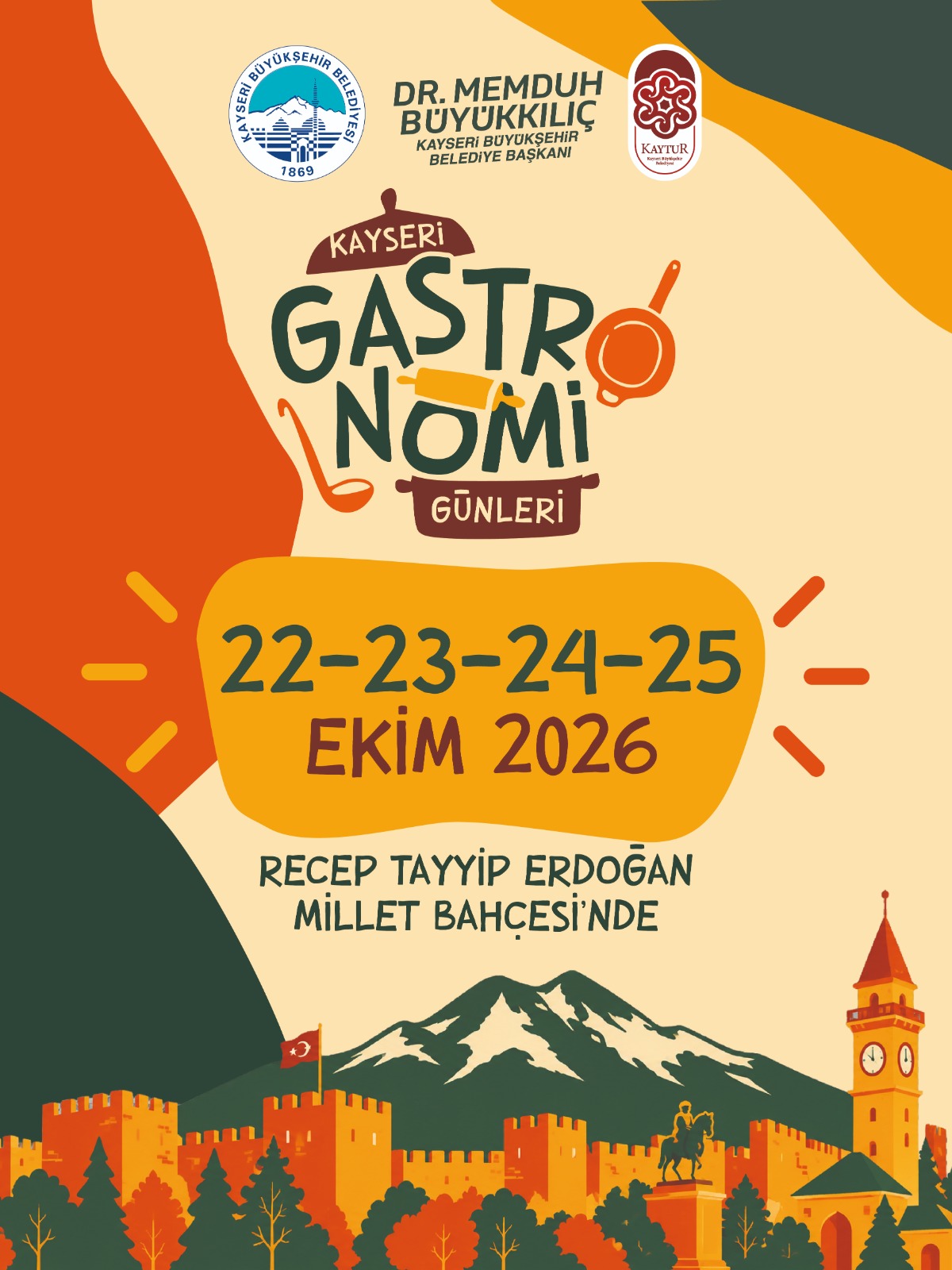 Kayseri Gastronomi Günleri İçin Geri Sayım Başladı