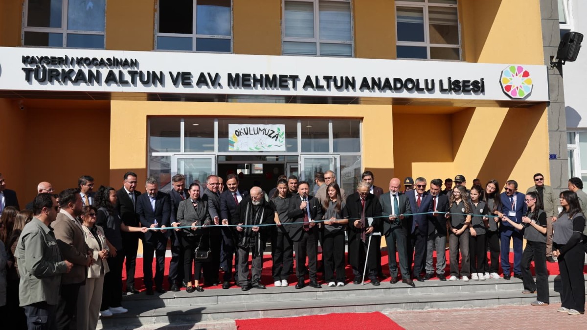 Kocasinan’da Türkan Altun ve Avukat Mehmet Altun Anadolu Lisesi Açıldı