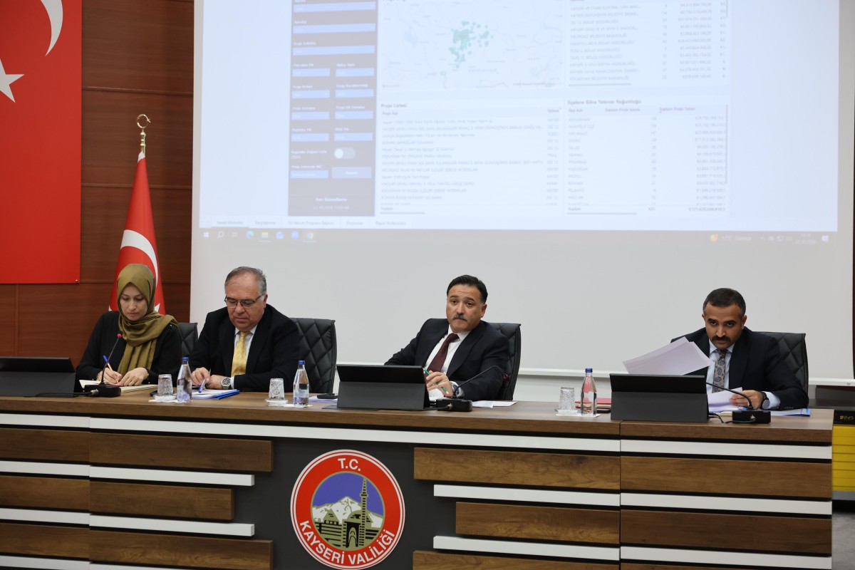 Vali Çiçek Başkanlığında Yatırım Toplantısı Yapıldı