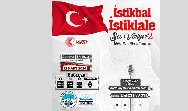 İstiklal Marşı Okuma Yarışması ödül töreni için geri sayım başladı