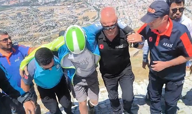 Paraşütçü Turist Yaralandı