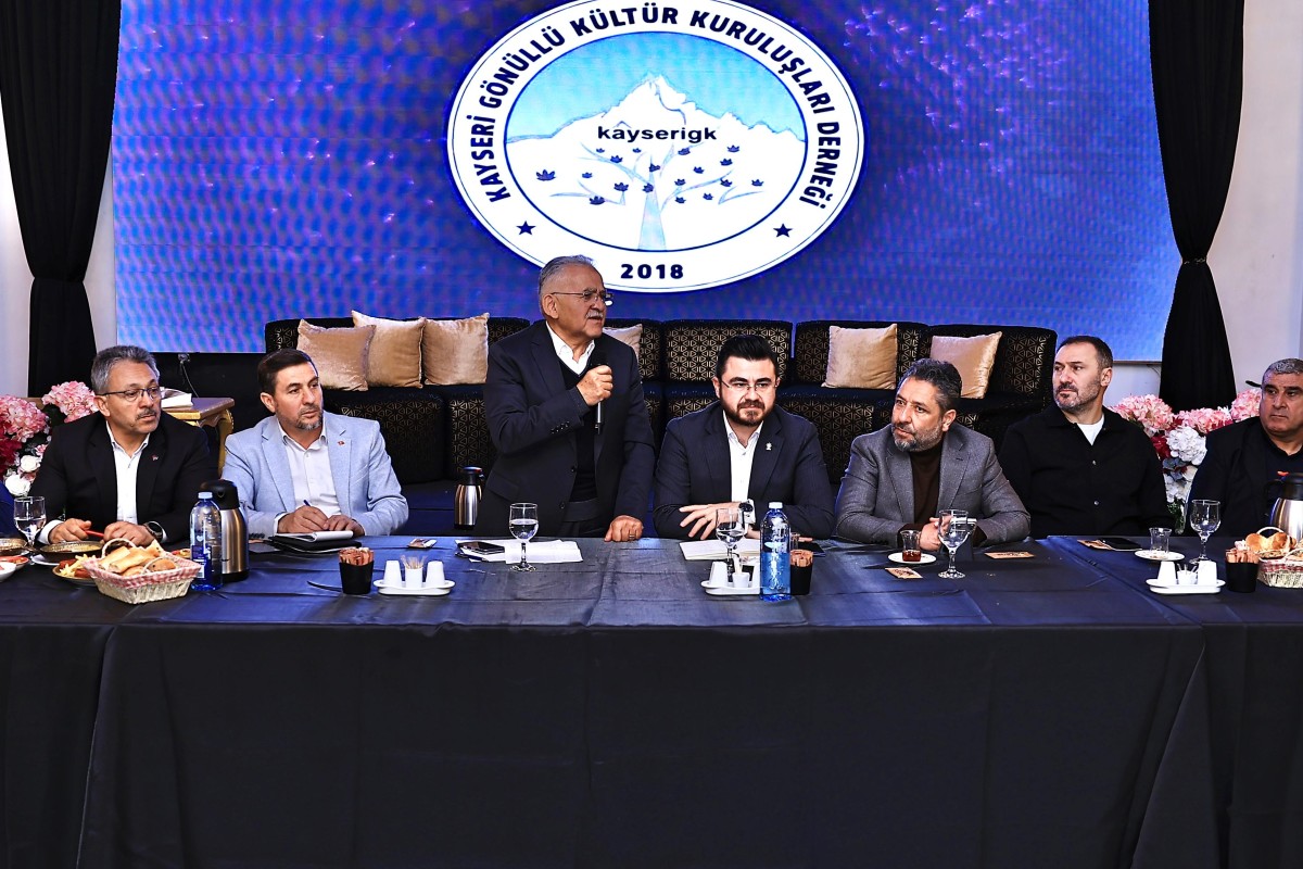 Başkan Büyükkılıç’tan, Gönüllü Kültür Kuruluşları Temsilcileri İle İstişare Toplantısı