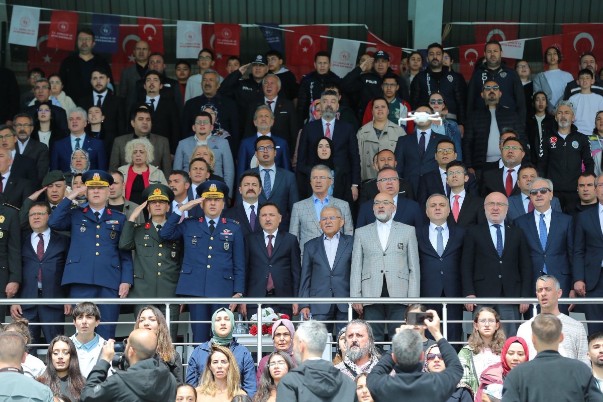 Kayseri’de 19 Mayıs Coşkusu