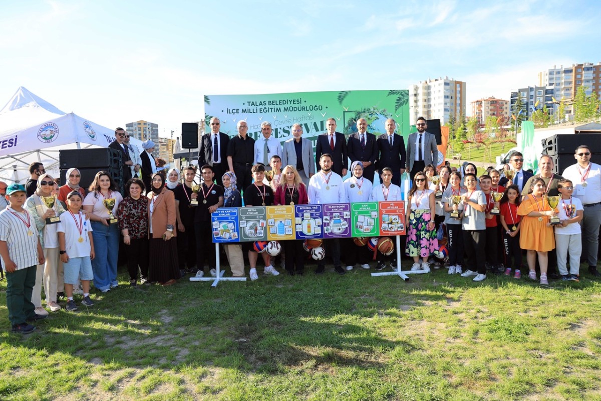 Talas’ta Çevre Bilinci Sanatla Buluştu, Öğrenciler Ödüllerine Kavuştu