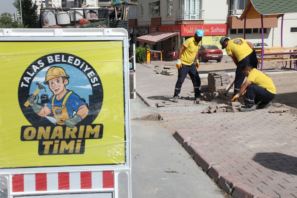 Talas'ta Onarım Timinden 2 Bin 630 Hızlı Müdahale