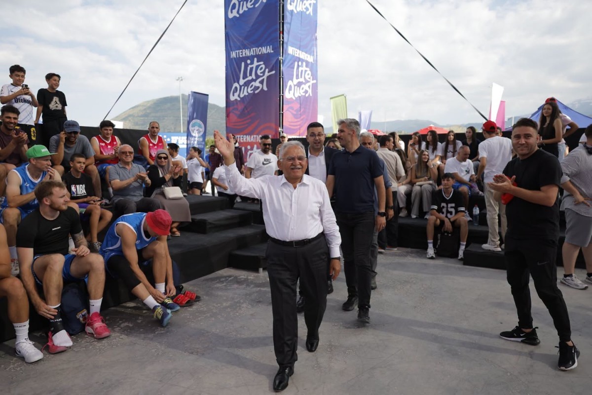 Başkan Büyükkılıç, Fıba 3x3 Lite Quest 2026 Turnuvası’nda Coşkuya Ortak Oldu