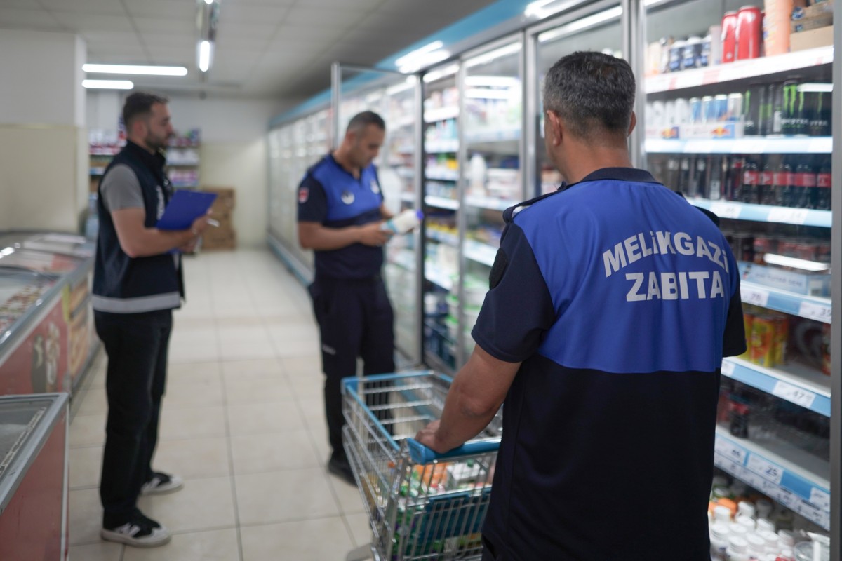 Melikgazi Zabıta’dan Marketlerde Sıkı Denetim