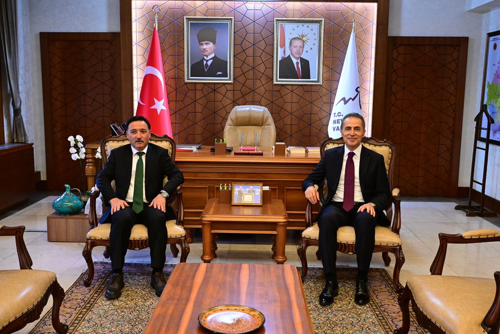 Kayseri Valisi Gökmen Çiçek’ten Nevşehir Valisi Kök'e Ziyaret