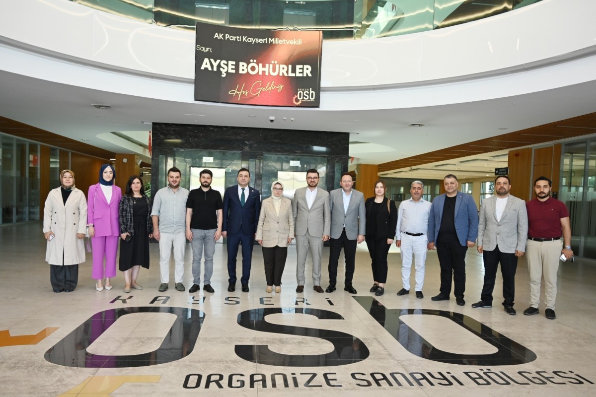 AK Parti Kayseri Milletvekili Ayşe Böhürler Kayseri OSB’yi Ziyaret Etti
