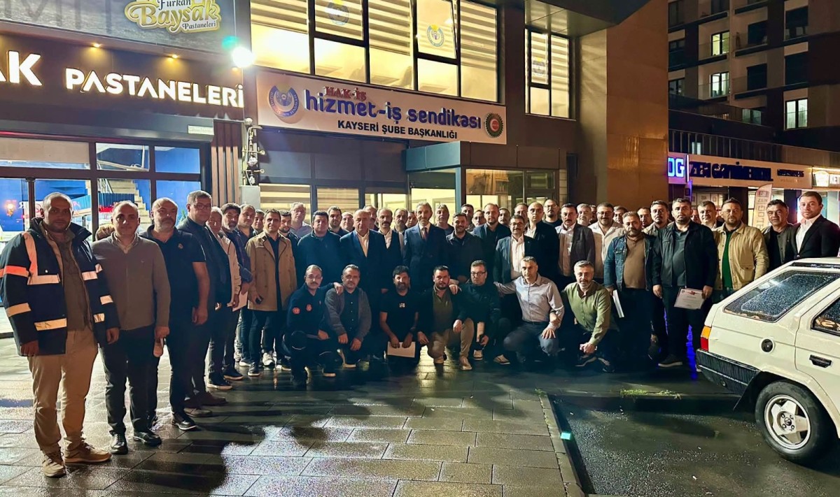 HİZMET-İŞ Kayseri Şubesi Yeni Dönem Çalışmalarını Masaya Yatırdı