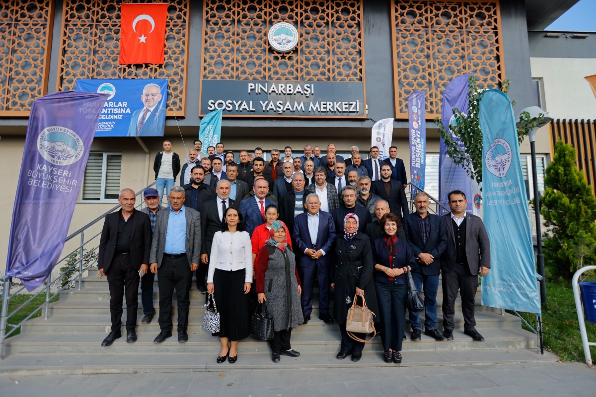 Başkan Büyükkılıç, Sarız ve Pınarbaşı’nda Muhtarlarla Buluştu