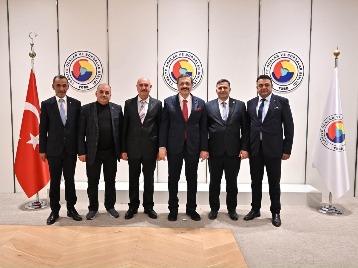 Hisarcıklıoğlu, Bünyan Ticaret Odası’nın Yeni Yönetimini Kabul Etti